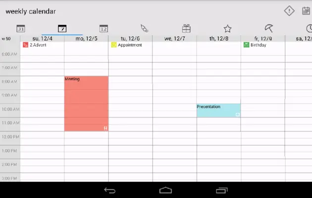 Endless Calendar android App screenshot 1