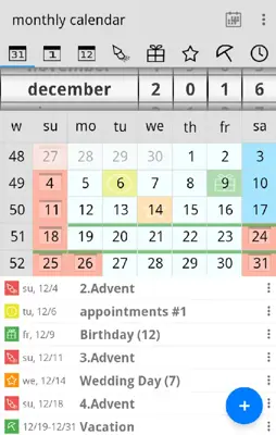 Endless Calendar android App screenshot 8